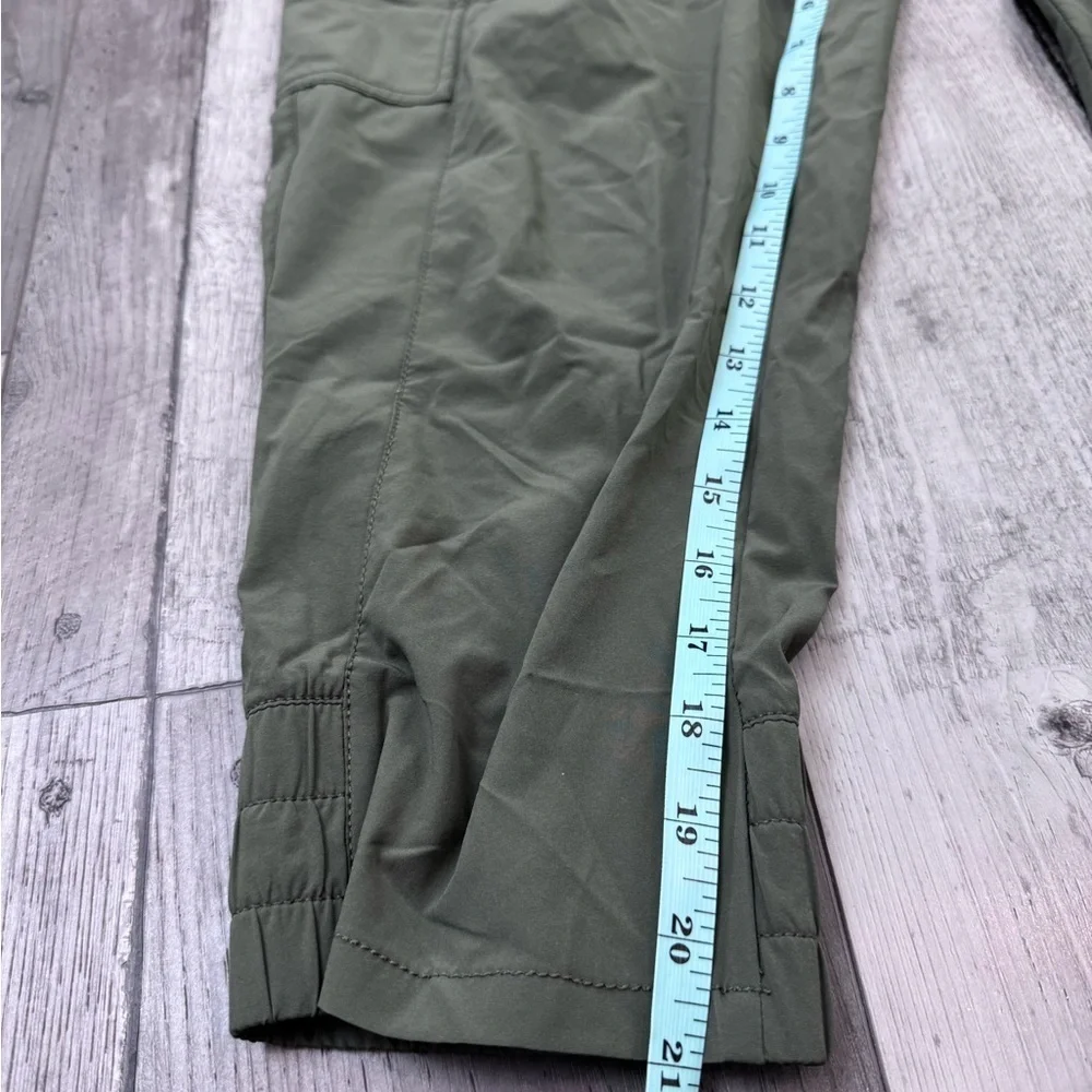The North Face Drawstring Green Crop Capri Hiking Pants Women's Size 2 - Picture 2 of 8